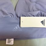 Adidas  Lavender Plunge Sports Bra‎ Size Large NWT Photo 2
