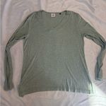 CAbi NWOT  Laidback Long Sleeve Light Green Sea Glass V-Neck Small Photo 1