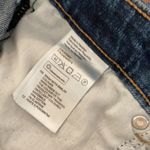 H&M NEW Jean Shorts Destroyed Hem Fringe Blue Denim Size 4 Medium Wash NWOT Photo 3