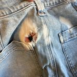 American Eagle Super High Rise Baggy Wideleg Distressed Shorts Photo 2