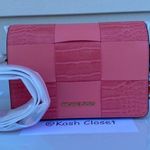 Michael Kors Grapefruit Crossbody Mercer Small Clutch Purse Photo 2