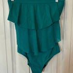 Jantzen  Turquoise One Piece Swim Suit Size 10 Photo 0