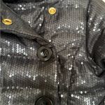Rocawear Gorgeous!!!  Black Sequin Women's Puffer Jacket Go Photo 10