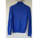 Ralph Lauren Polo Royal Blue Quarter Zip Pullover M Preppy Equestrian Classic Photo 3