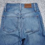 Madewell READ Taller Curvy High Rise Skinny Jeans Size 24TL Distressed Ripped Photo 3
