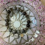 Bohemian star and moon bracelet Black Photo 3