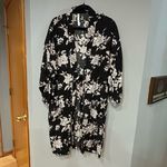 Spiritual Gangster Maya Black floral kimono robe one size Photo 2