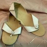 White Size 39 US9 Danielle Lepori Women’s Slip On Sandals Photo 1