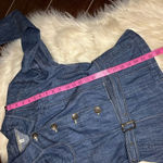Bamboo Traders denim jacket/blouse sz small Blue Photo 5