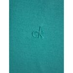 Calvin Klein Womens Classic Fit Teal Polo Shirt Size M Photo 1