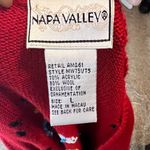 Vintage Napa‎ Valley Wool Blend Cardigan Sweater Red Size L Photo 4
