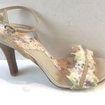 Women's Kenzie Unland Cream Fabric Dress Sandals 8 Photo 0