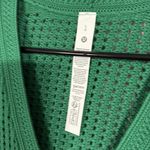 Lululemon Cotton Crochet Mesh Relaxed Fit Cardigan Photo 4