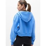 Athleta  M Forever Fleece Ultra Crop Cornflower Blue Medium Photo 2