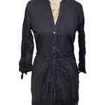 Abercrombie & Fitch Abercrombie Fitch Womens Shirt Dress Sz Small Y2k Old Money Gothic Grunge Preppy Photo 1