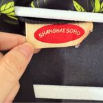 Shanghai SoHo Black and Red Women's Silk Like Pajama Robe Missing Waist Tie OS Size undefined Photo 2