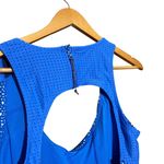 Nike NWT‎  Swim Size XL Water Dots Keyhole Back One-Piece Swimsuit Pacific Blue Photo 5