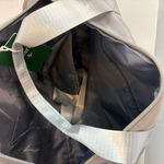 Halara NWT  Gray Silver Gym Duffle Bag with removable shoulder strap Photo 3