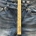 Miss Me Bootcut Midrise Size 31 Fleur de Lis Stretch Denim Jeans Y2K Mcbling Photo 10