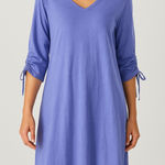 Fresh Produce Blue T-Shirt Dress size Large with pockets Photo 0