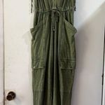 Anthropologie Daily practice by  la playa del amor jumpsuit cargo pockets Green Photo 2