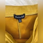 Olivia Blu  mustard faux suede pencil skirt sz Small Photo 2