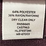 Chelsea28  burgundy Color
Stripe Wrap Blouse Size XS Photo 6