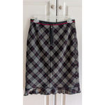 Per Se Women's Black & Red Plaid Pencil Skirt Size 6 Photo 1