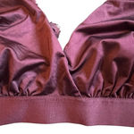 Aerie lace shoulder and back crossover front deep plumb bralette size medium Photo 3