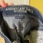 American Eagle Outfitters Women's Ripped Dark Blue Skinny Jeans Photo 1