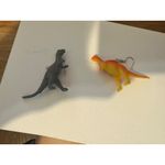 Dinosaur Earrings, Tyrannosaurus Rex Dangle Drop Earrings, Novelty Jewelry‎ Black Photo 1
