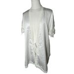 Vintage Bridal Lace Peignoir Robe White Nylon Carol Hochman Chervette Petite Size XXS Photo 7