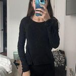 Lululemon  Women's Black and White Shirt Photo 1