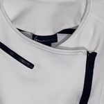 Lane Bryant Lane Bryant Plus Size 22 White Bomber Zip Pockets Stretch Motorcycle Jacket Photo 2