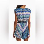 Ramy Brook  Goldie Chevron Sleeveless Romper Photo 3