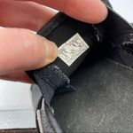 Vans  Black Leather Slip On Sneakers Womans 6.5 Classic Flats Comfort Shoes Photo 6