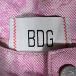 BDG NEW Urban Outfitters Cowboy Fit High Waisted Snake Print Pattern Pink Jeans Photo 1