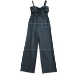 Lilly Pulitzer  Size 4 Bow Front Kavia Onyx Jumpsuit Black Party Preppy Holiday Photo 3