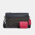 Coach Heritage Convertible Crossbody With Hybrid Pouch In Colorblock Signature Canvas Photo 7