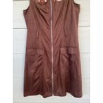 Her Universe Star Wars  Han Solo Brown Embroidered Suede Zipper Dress Costume Med Photo 3