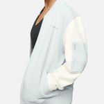 Outdoor Voices Pickup Bomber Jacket Dove Bone Women’s Size Large Cotton Photo 1