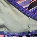 Nike  Pink and Purple Striped Halter Tankini Top Photo 6