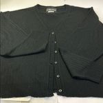Sandro Black Ribbed Men's Sweater Size XL Photo 13