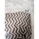 Tacera Womens Sheer Chevron Print Button Down Shirt Blouse Top Red Accents Photo 3