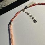 Talbots  Pink Bead Long Beaded Necklace Gold Tone $59 NWT Photo 6