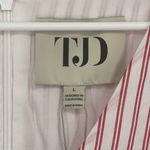 The Jetset Diaries  Stripped V Neck Mini Dress Size Large.‎ Tiered.  TJD Photo 5