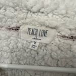 Peach Love California Purple Aztec print sherpa pullover Photo 1