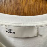 Tory Burch Silk Front T-Shirt Short Sleeve Mini Dress Beige Rabbit Field Medium Photo 8