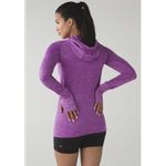 Lululemon Rest Less Hoodie Violet Long Sleeve Top Purple Heathered Size S Photo 4