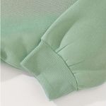 Irish Shamrock Letter Print Sweatshirt Green Size L Photo 3